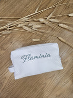 Coordinato bagnetto e cambio in spugna di cotone e mussola