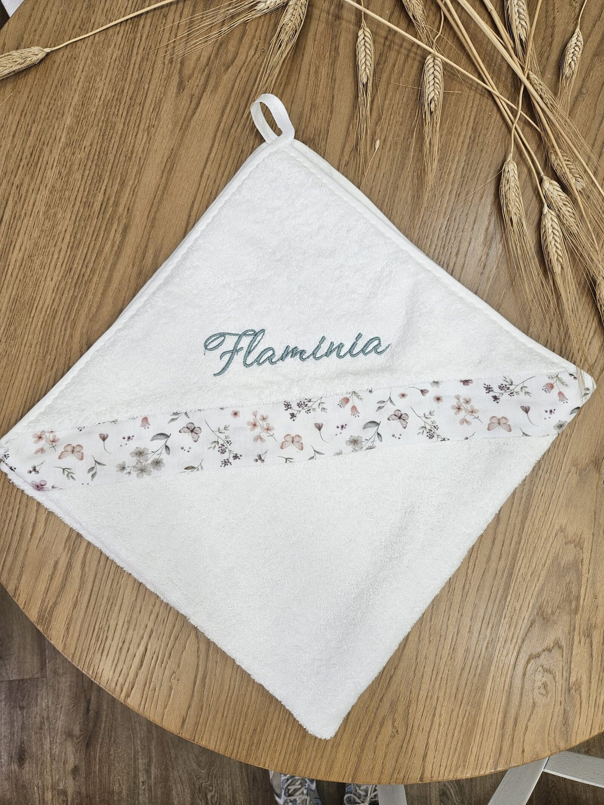 Coordinato bagnetto e cambio in spugna di cotone e mussola