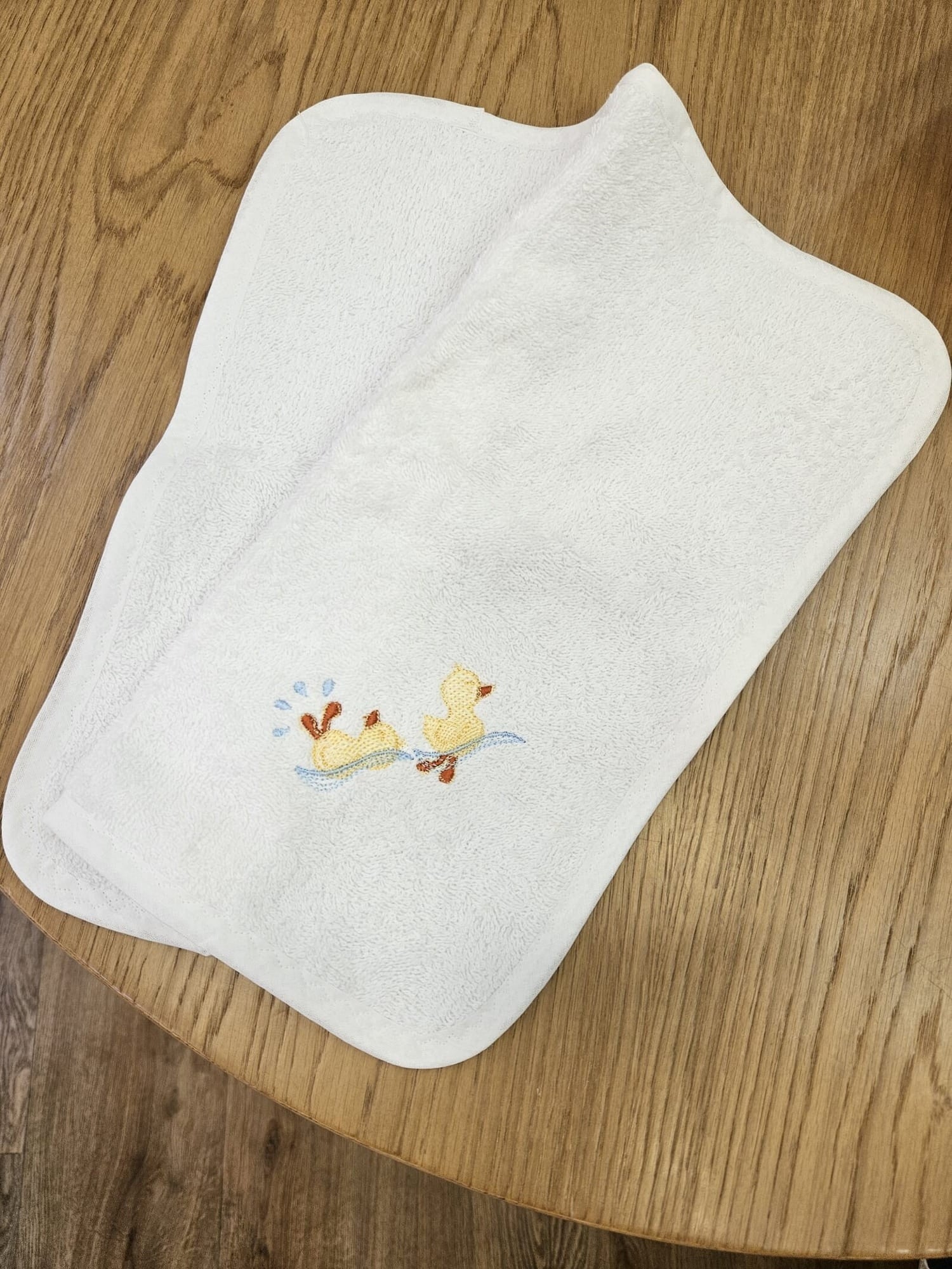 Set 3 Lavette in Spugna di Cotone con Ricamo