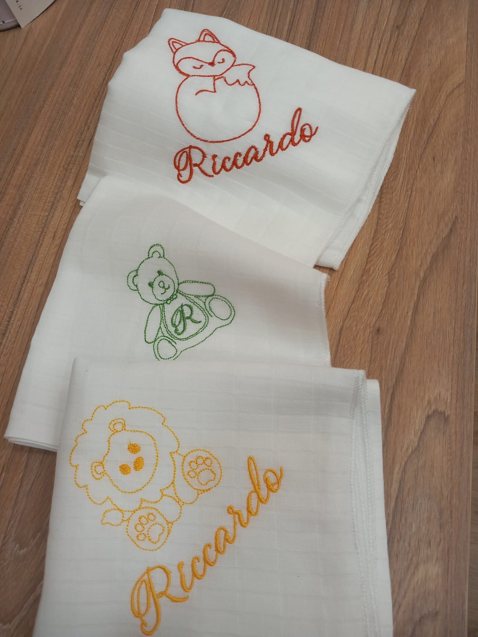 Quadrato di cotone personalizzato