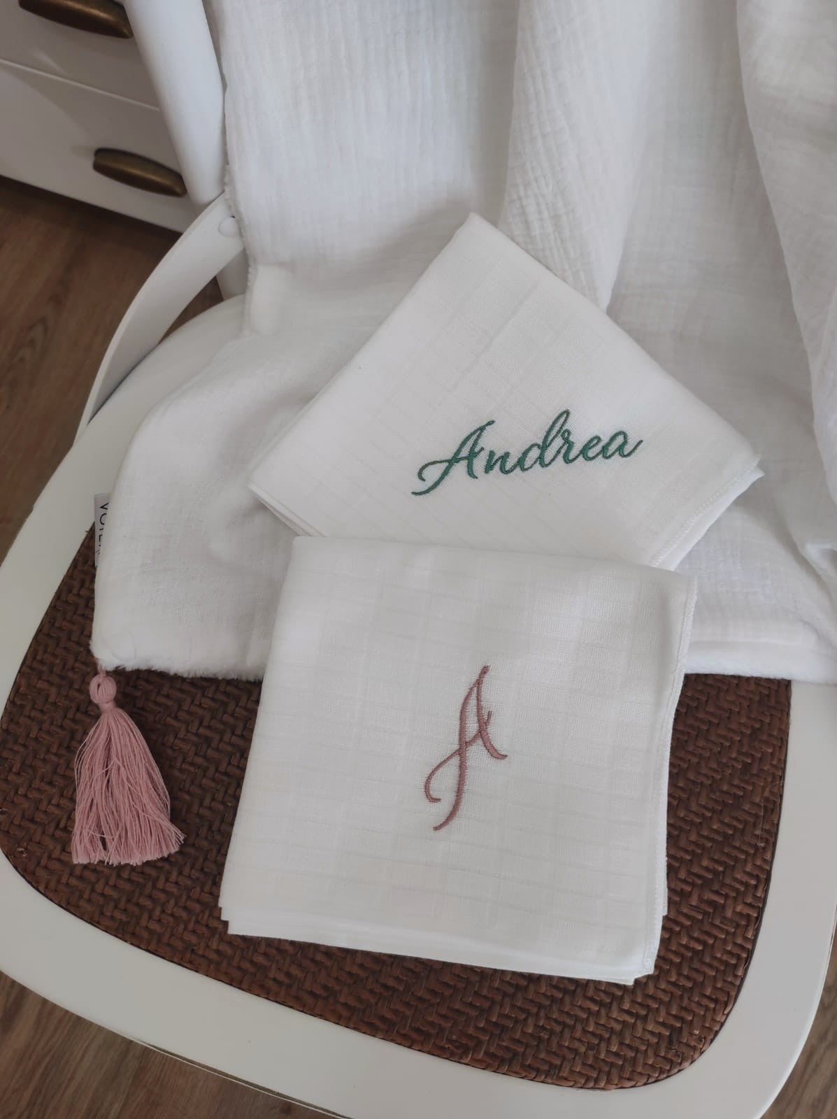 Quadrato di cotone personalizzato