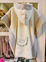 Poncho in spugna di cotone personalizzato