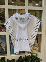 Poncho Stars in spugna di cotone personalizzato