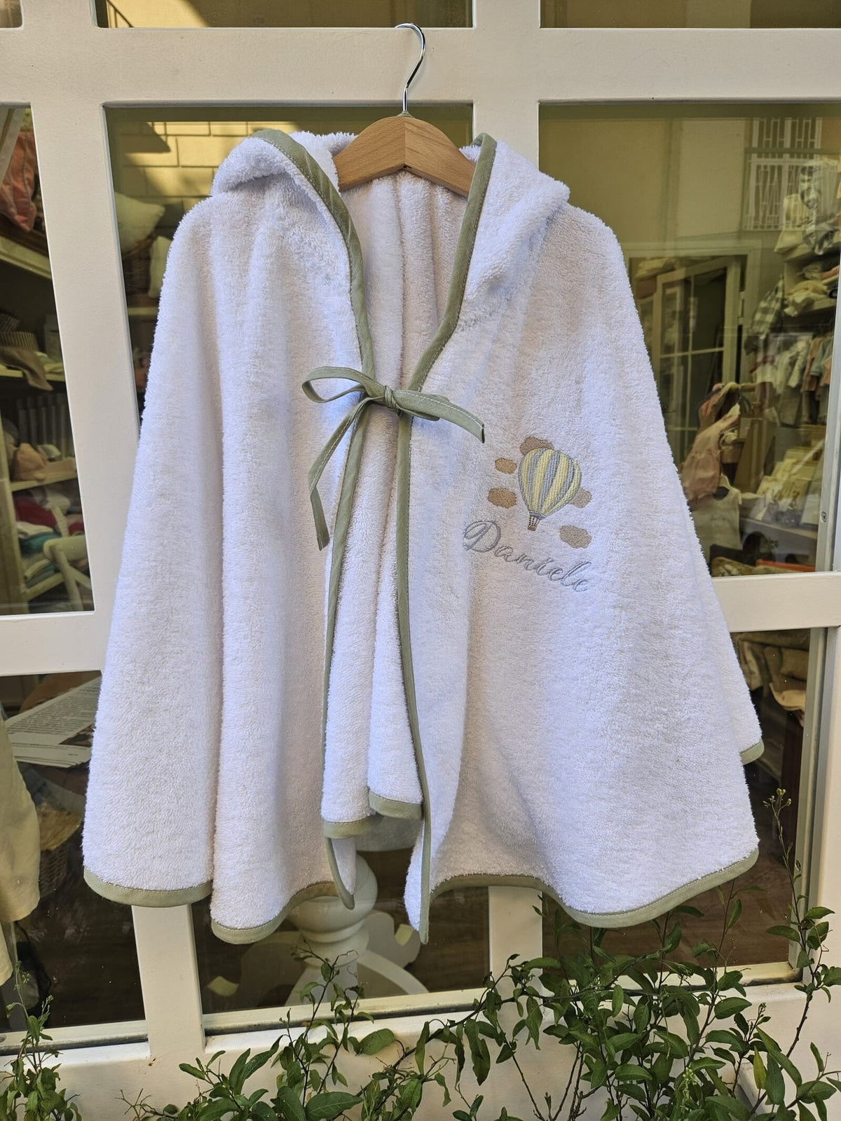 Accappatoio a Mantella in spugna di cotone