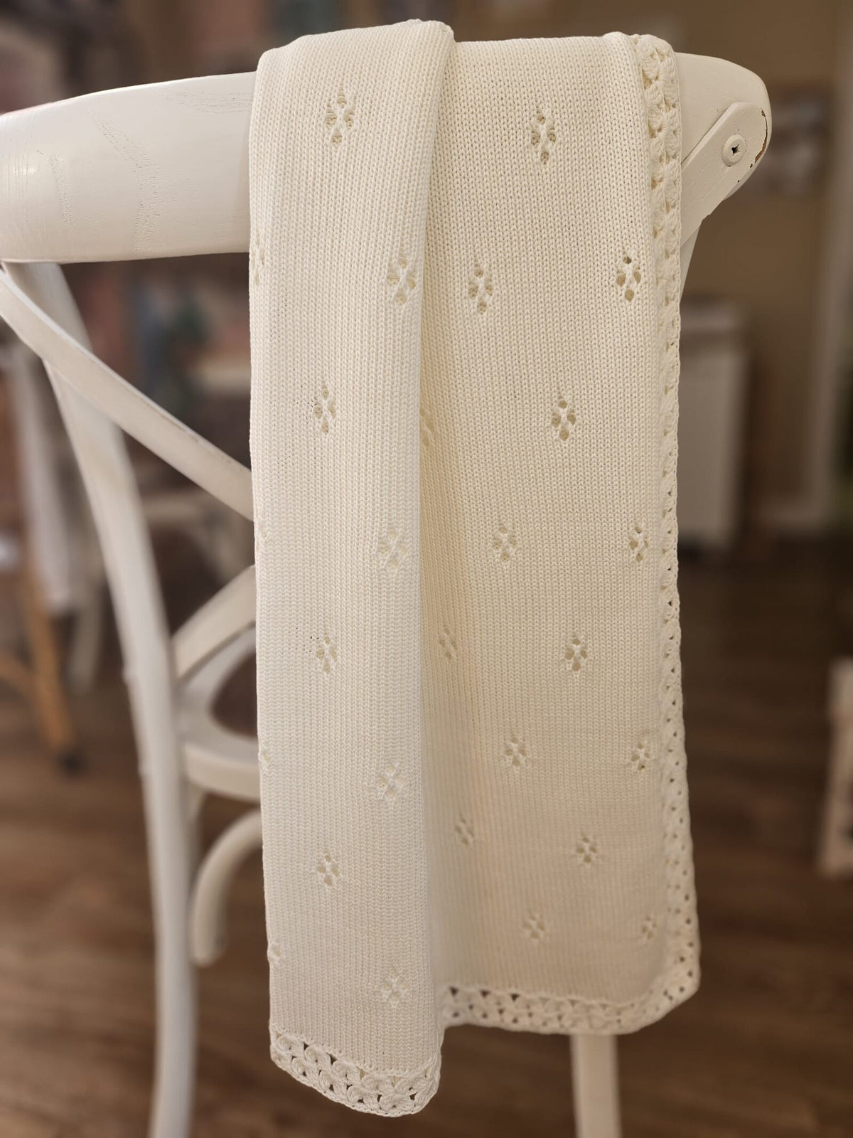 Copertina neonato in lana