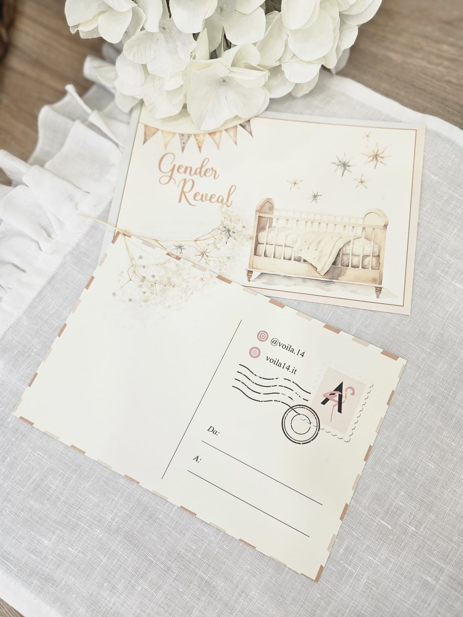 Cartolina Gender Reveal