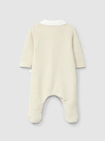 Tutina in velluto a coste con colletto