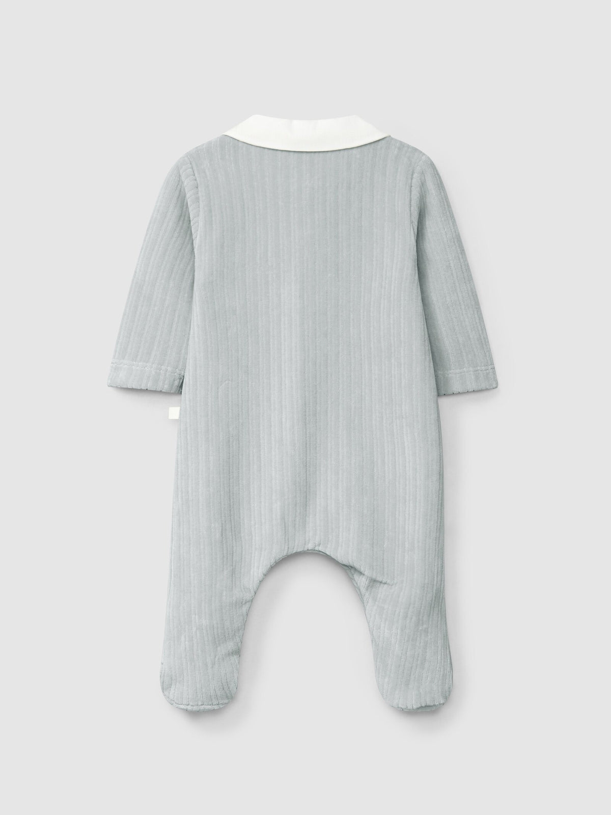 Tutina in velluto a coste con colletto