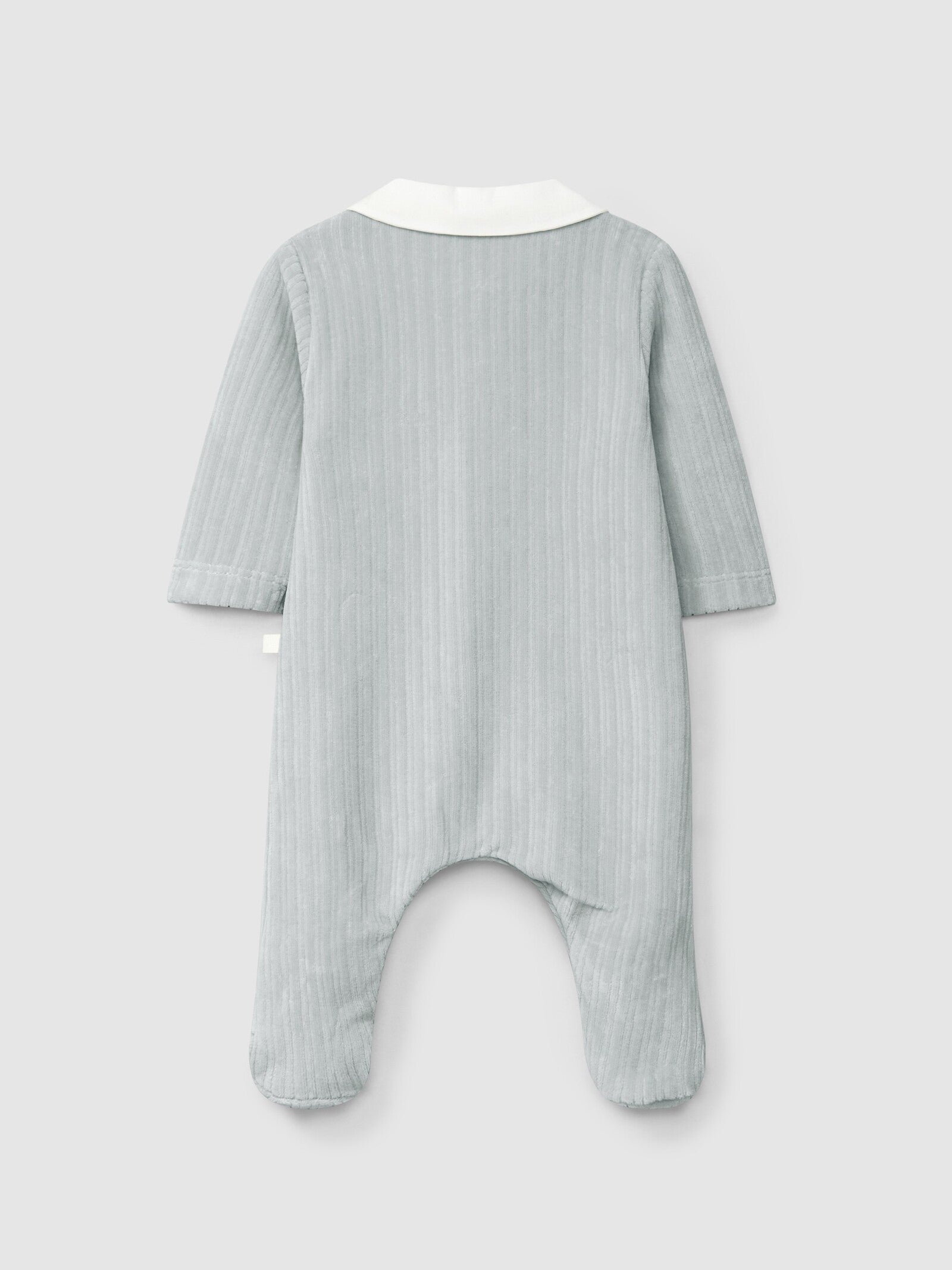 Tutina in velluto a coste con colletto