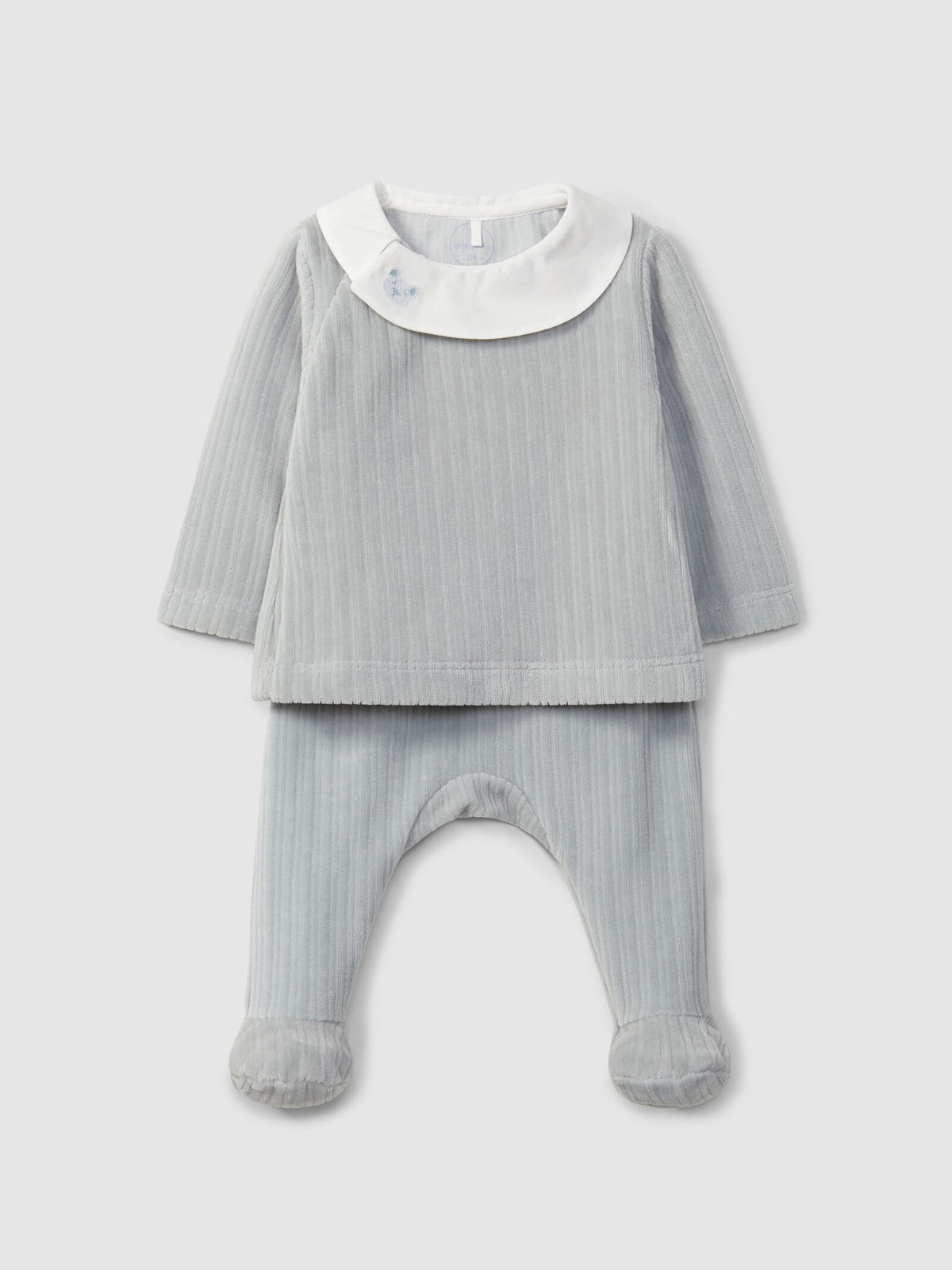 Completo due pezzi in jersey di velluto