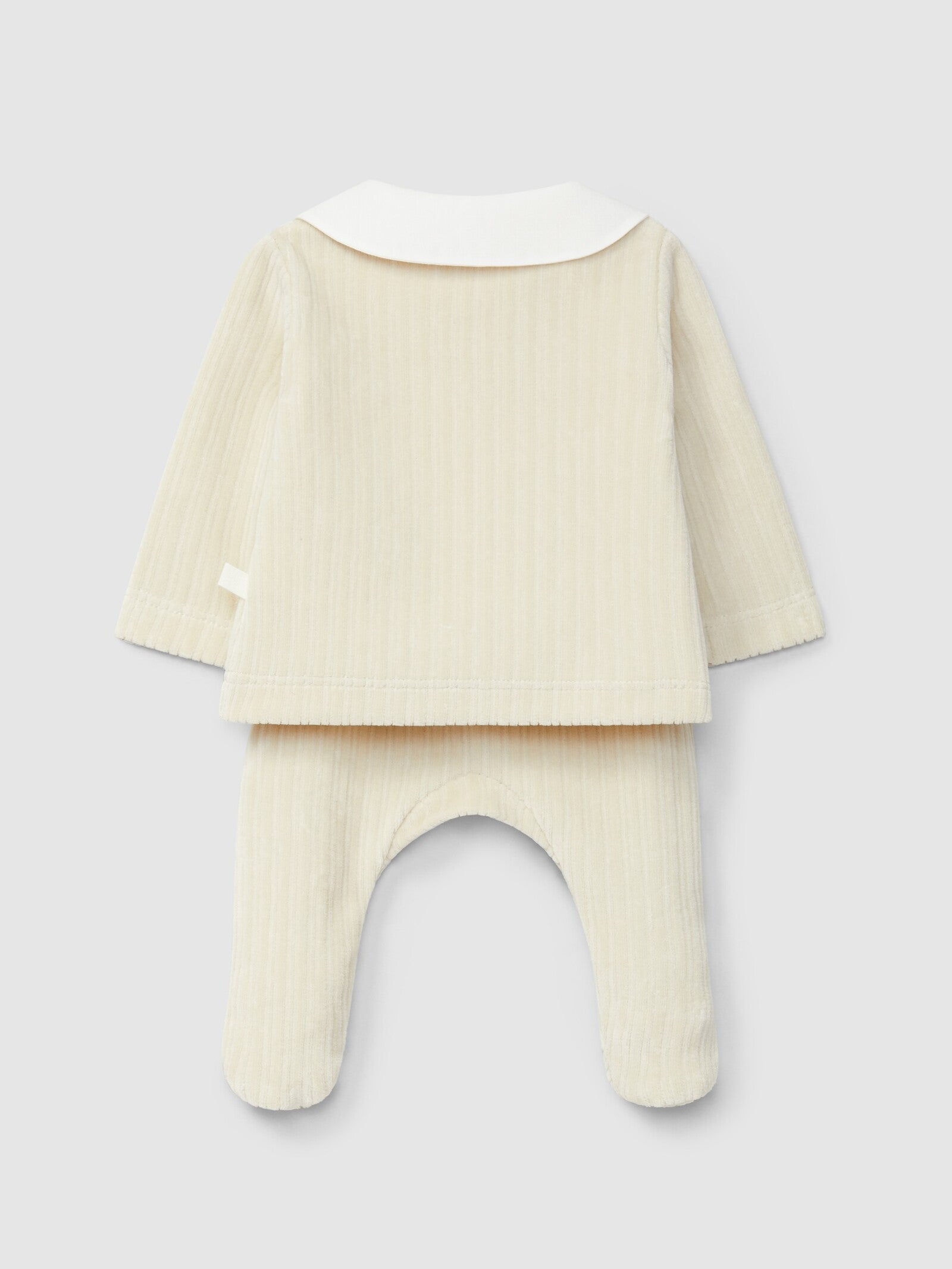 Completo due pezzi in jersey di velluto