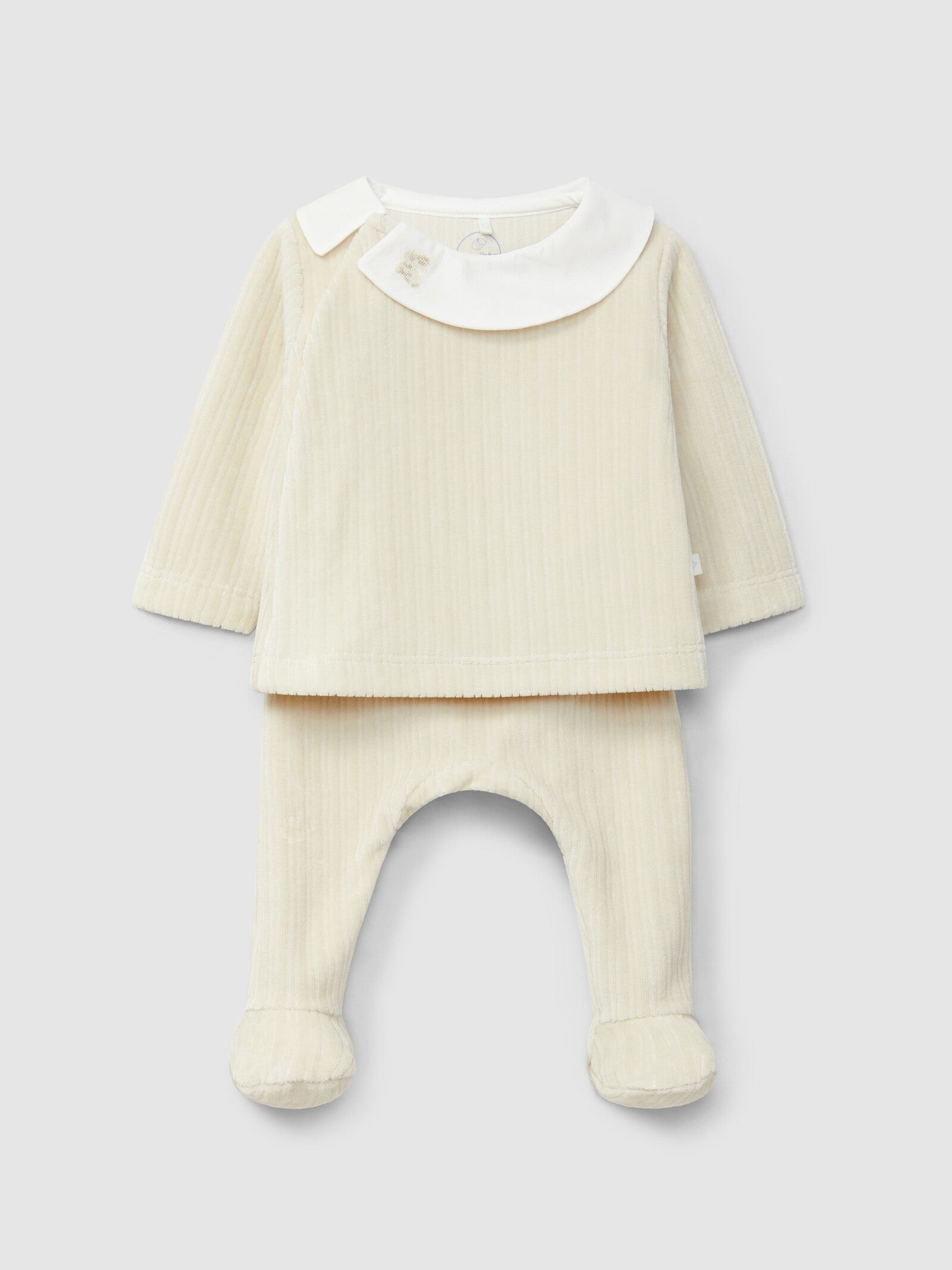 Completo due pezzi in jersey di velluto