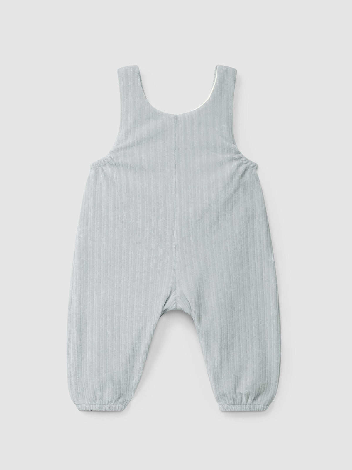 Salopette in jersey di velluto a coste