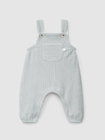 Salopette in jersey di velluto a coste