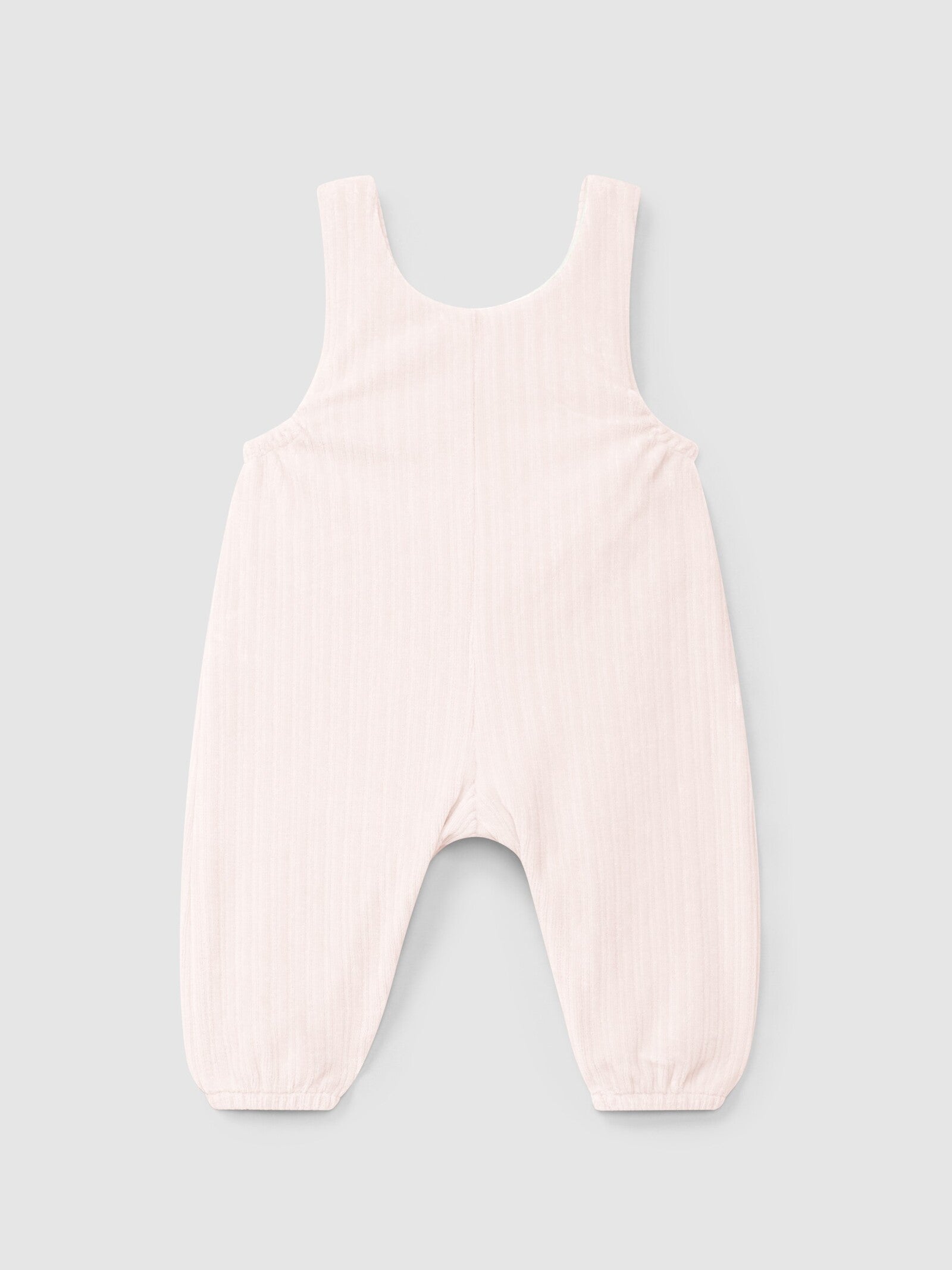 Salopette in jersey di velluto a coste