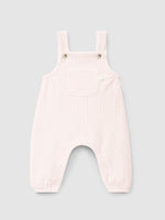 Salopette in jersey di velluto a coste