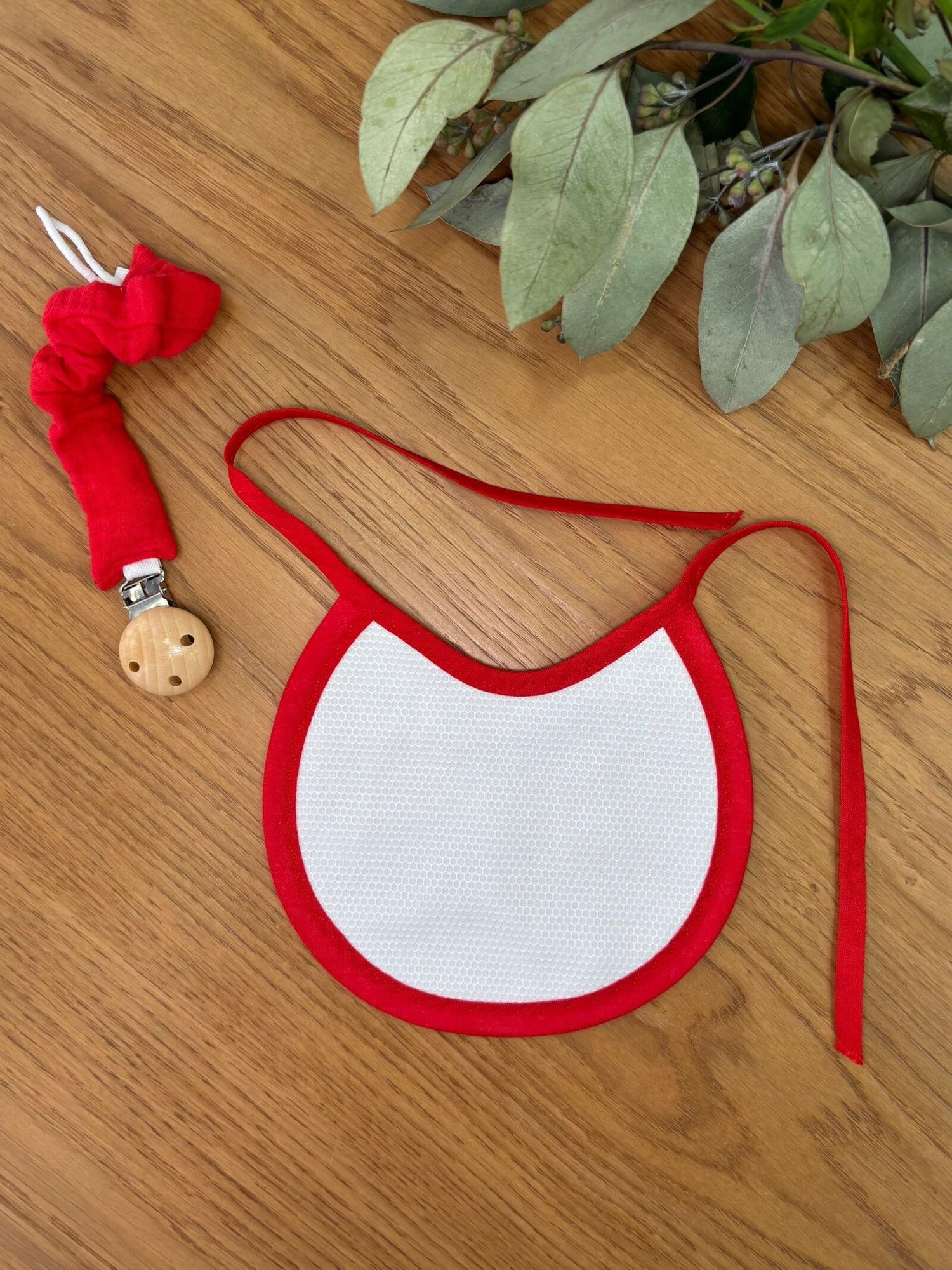 Bavaglino in piquet di cotone