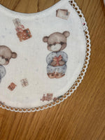 Mussola a fantasia con merletto