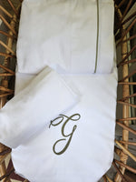 Completo in cotone bianco, Copripiumino con Federa e Lenzuolino con angoli