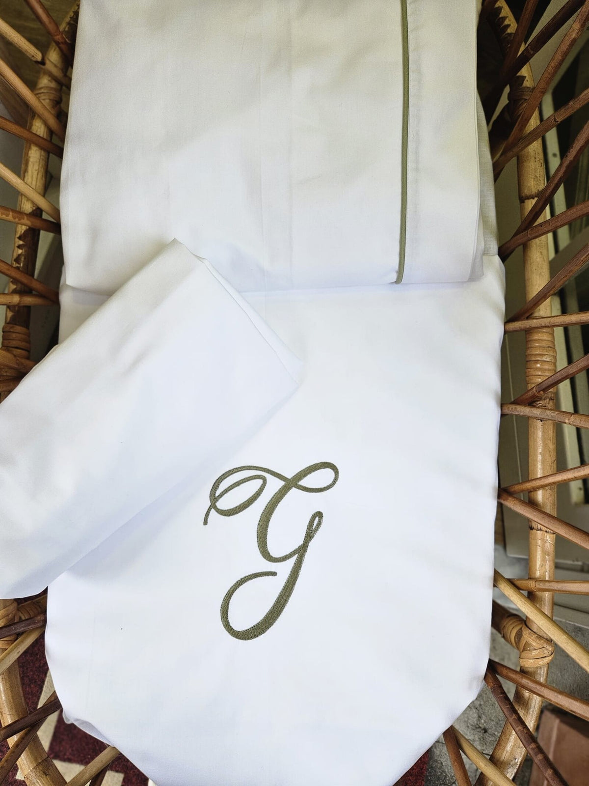 Completo in cotone bianco, Copripiumino con Federa e Lenzuolino con angoli