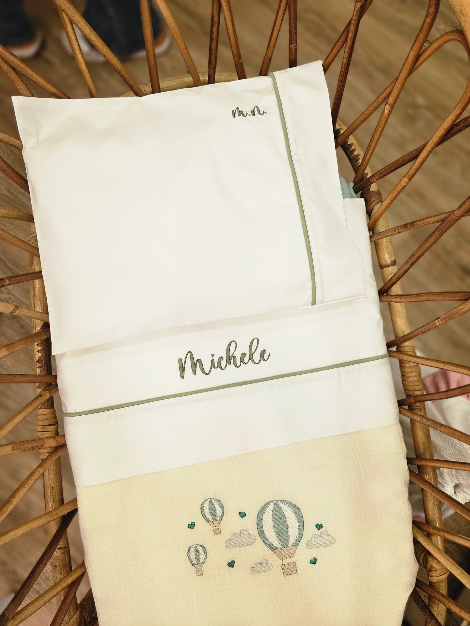 Lenzuolino personalizzato con profilo