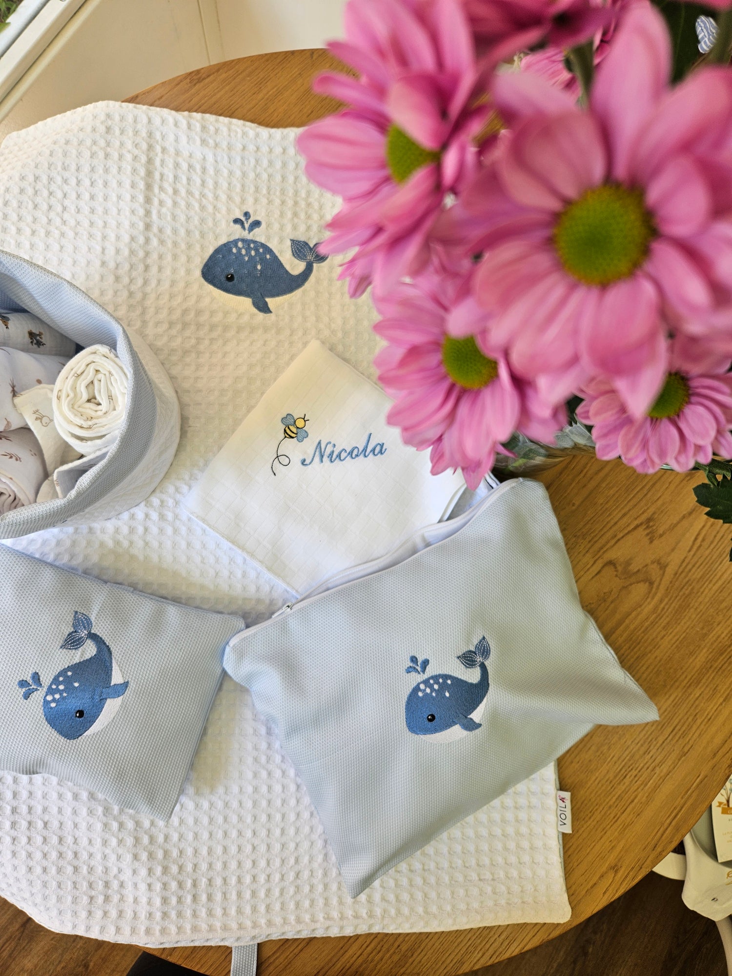 Coordinato tre pezzi per il Cambio Pannolino - Baby Love