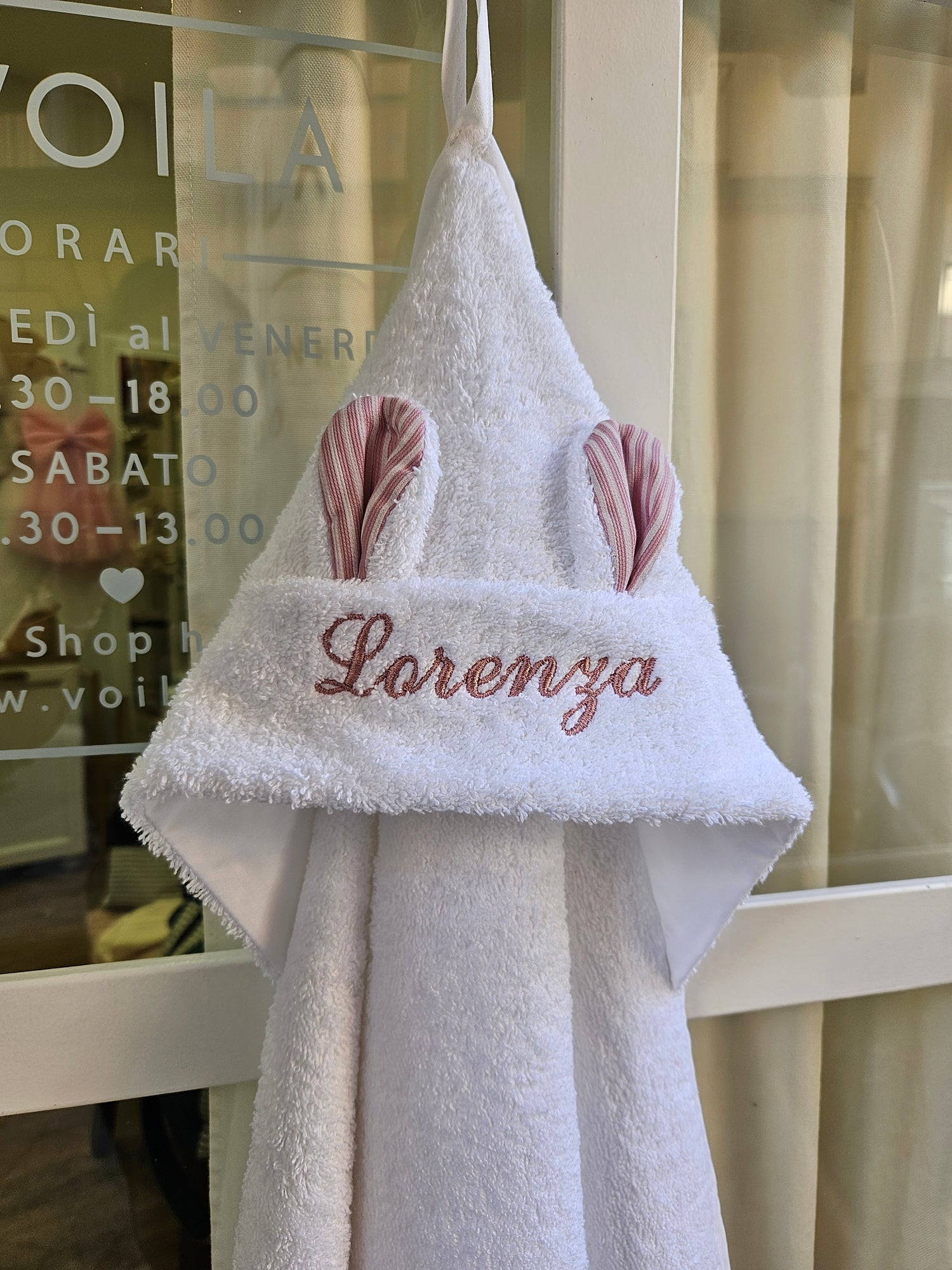 Accappatoio Rabbit in spugna di cotone