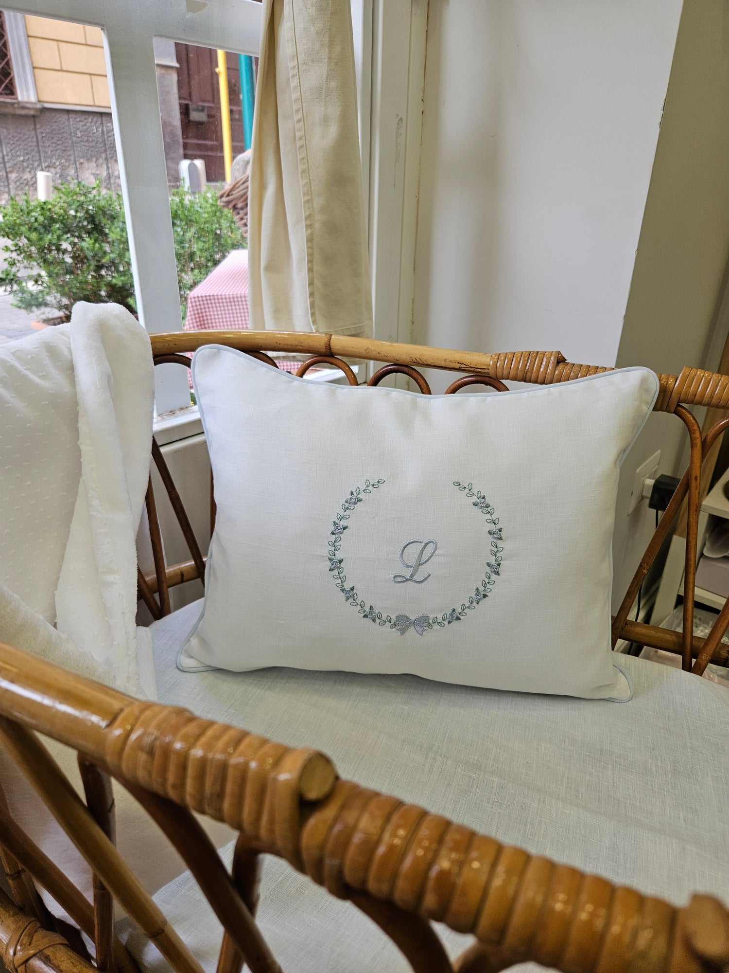 Cuscino decorativo in lino