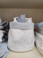 Coordinato da bagno in spugna di cotone e lino