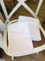 Coordinato bagno Baby love in spugna di cotone