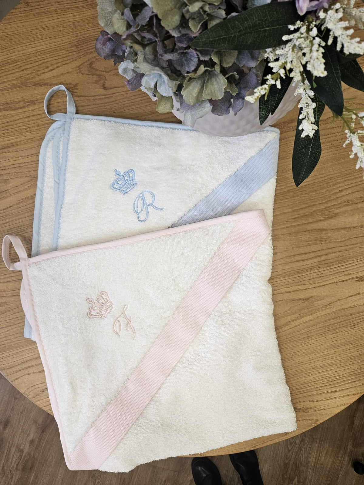 Accappatoio Baby Love in spugna bianca