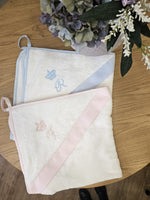 Accappatoio Baby Love in spugna bianca