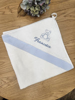 Accappatoio Baby Love in spugna bianca