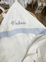 Accappatoio Baby Love in spugna bianca