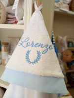 Accappatoio Baby Love in spugna bianca