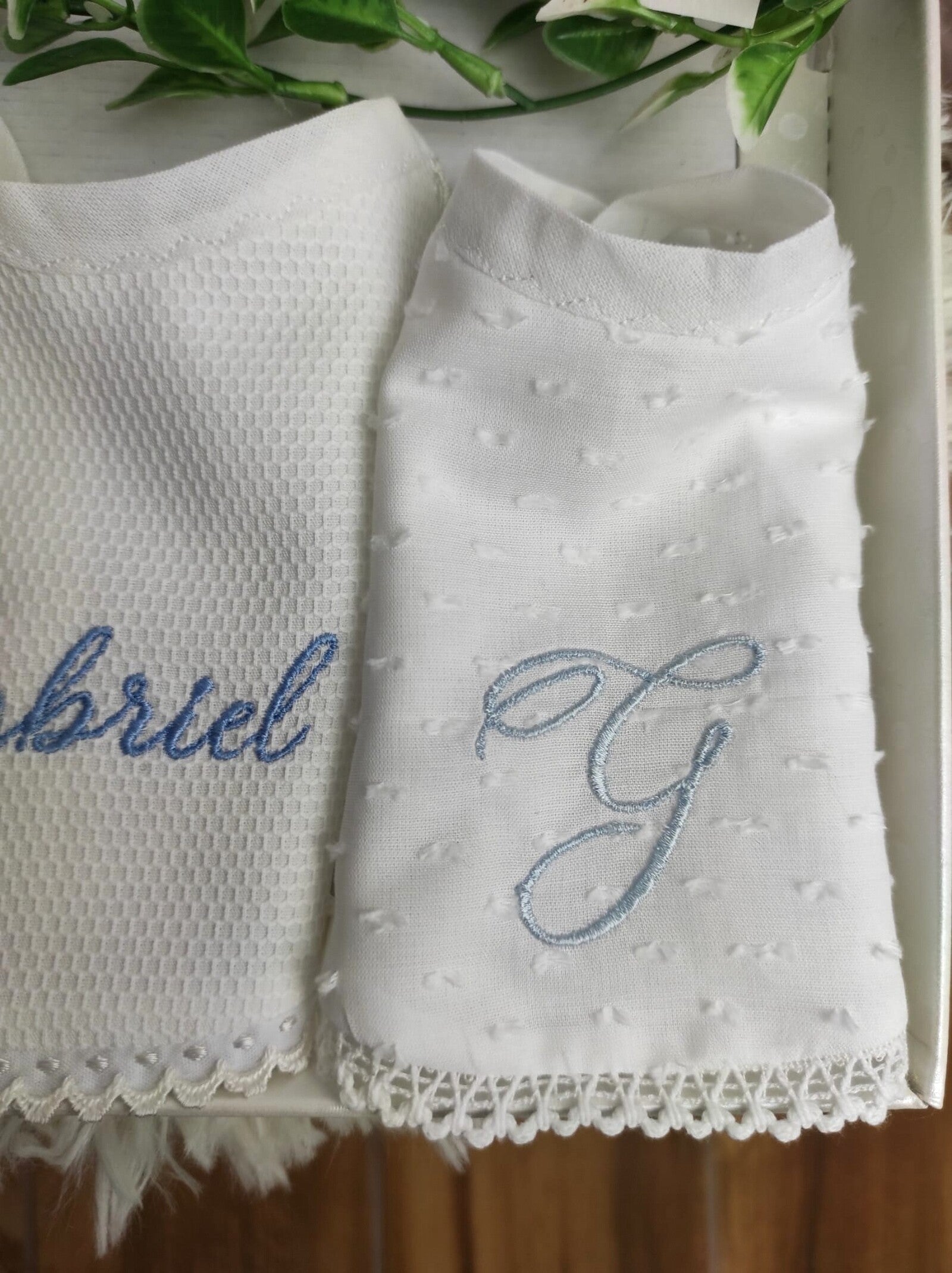 Tris di Bavaglini per Neonato personalizzati