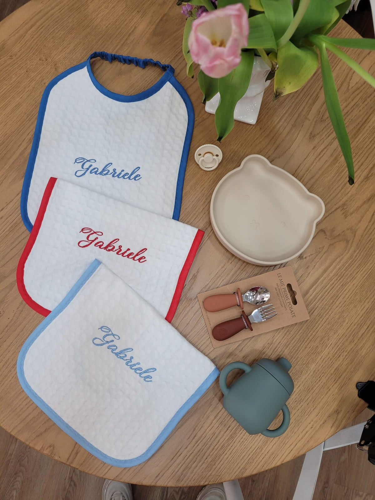 Bavaglino Pappa in apone con elastico