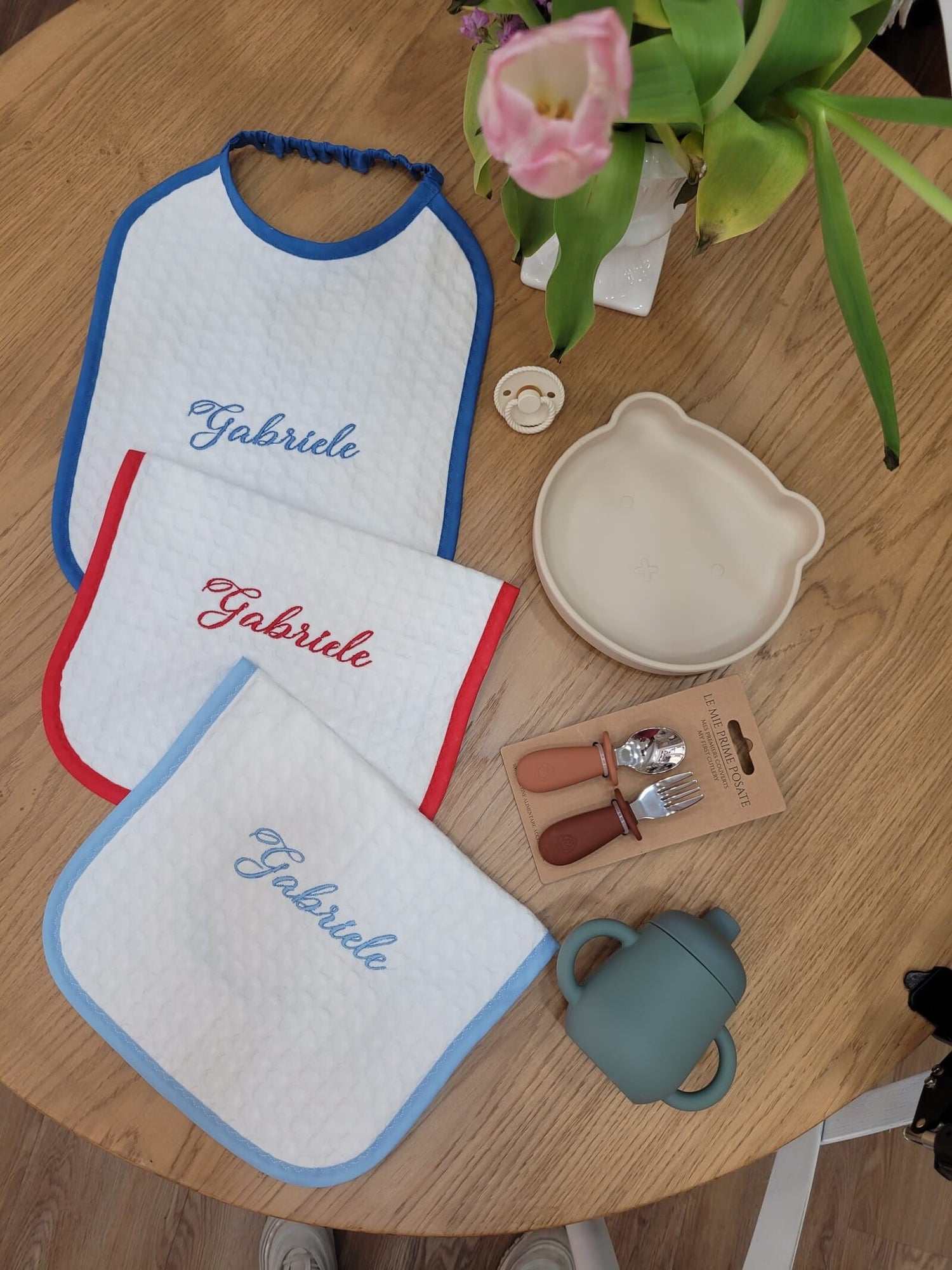 Bavaglino Pappa in apone con elastico