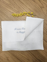 Pochette in lino Il mio Battesimo