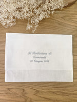 Pochette in lino Il mio Battesimo