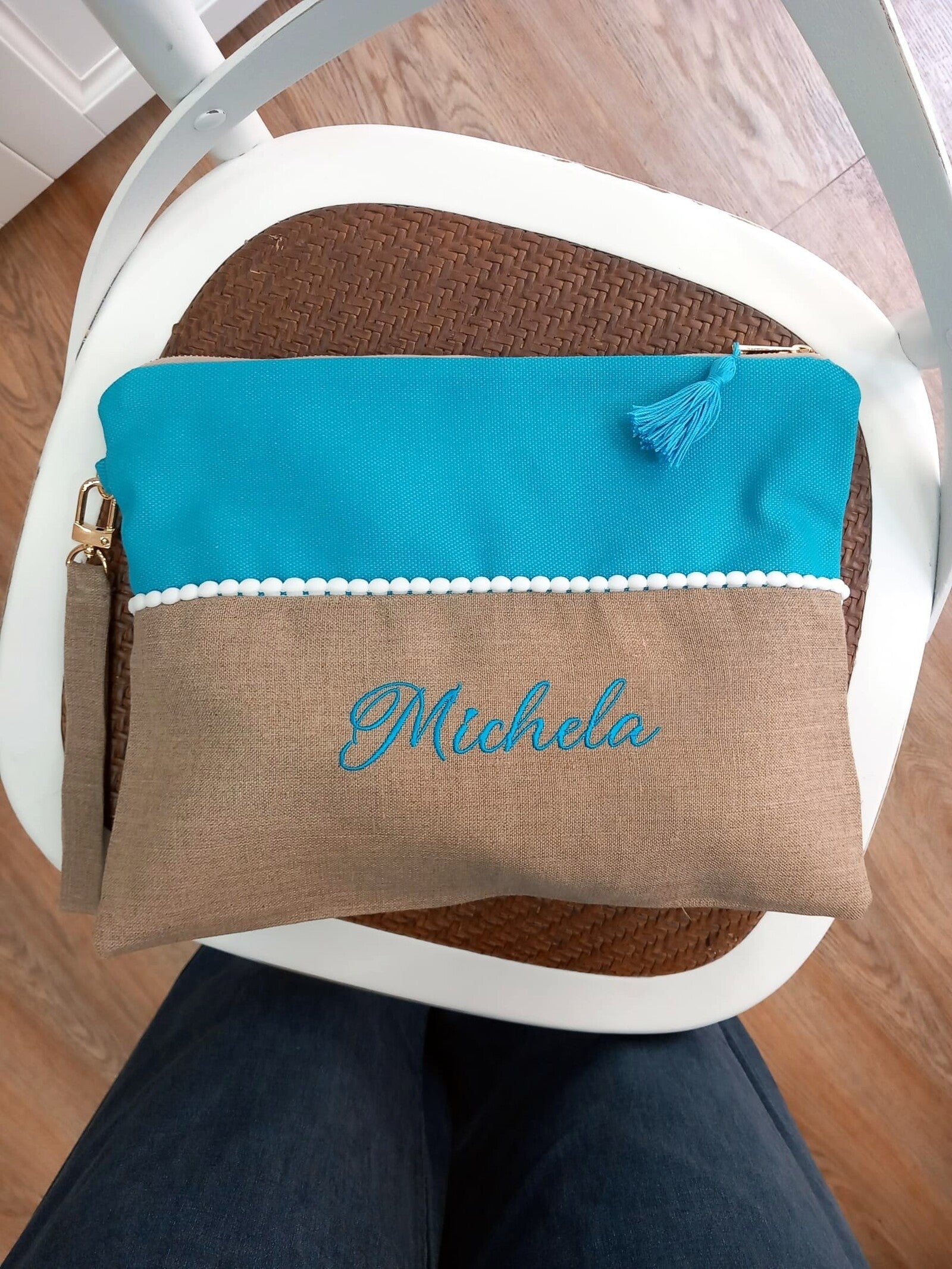 Borsello con pon pon Tequila