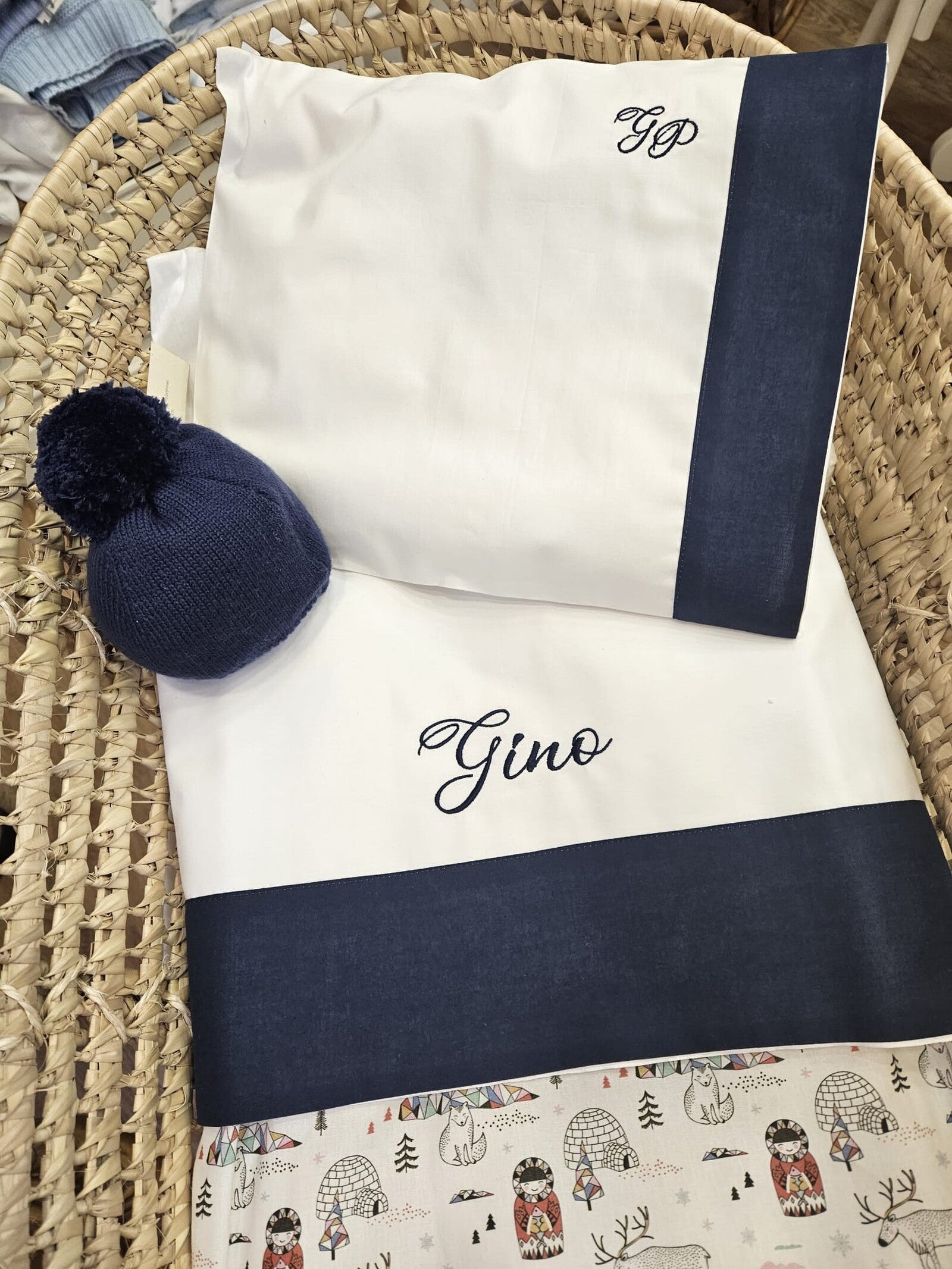 Lenzuolino neonato personalizzato