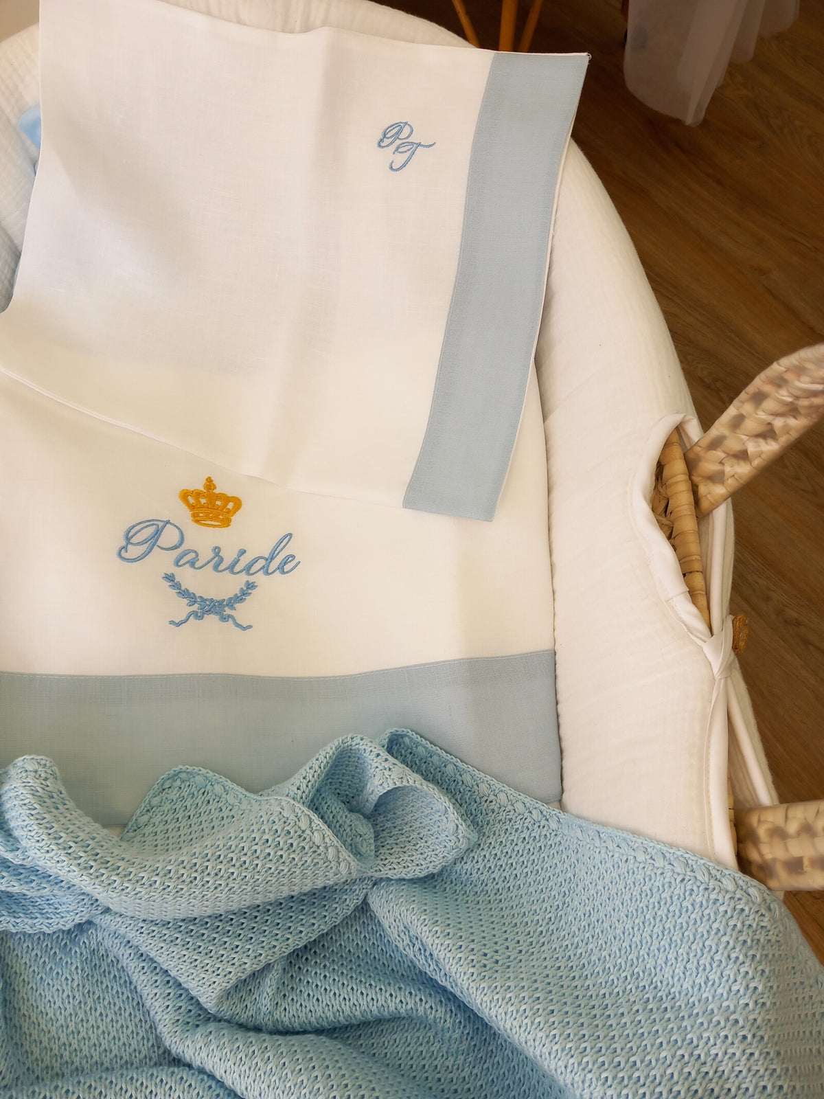 Lenzuolino neonato personalizzato