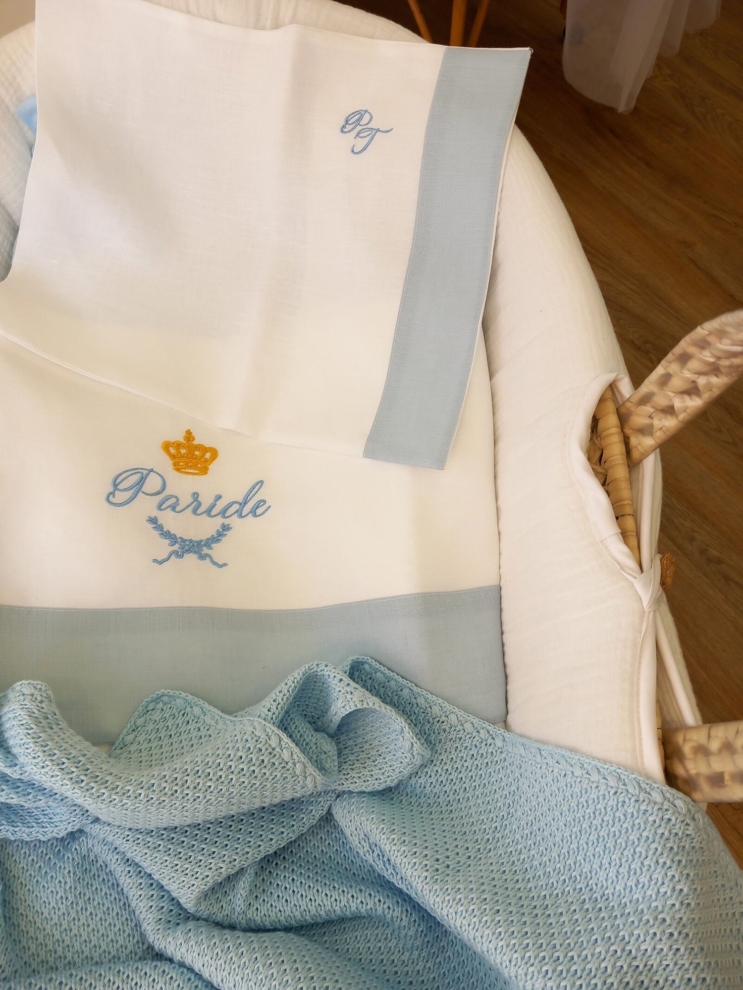 Lenzuolino neonato personalizzato