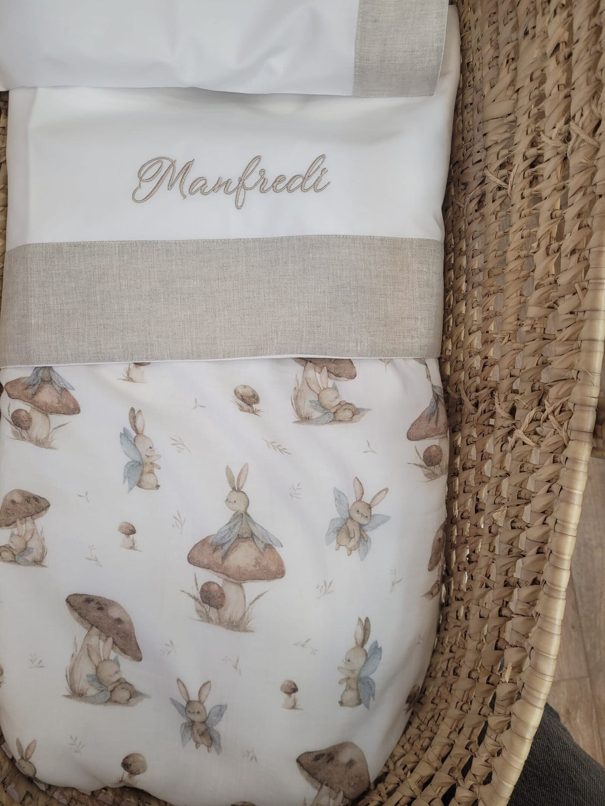 Lenzuolino neonato personalizzato