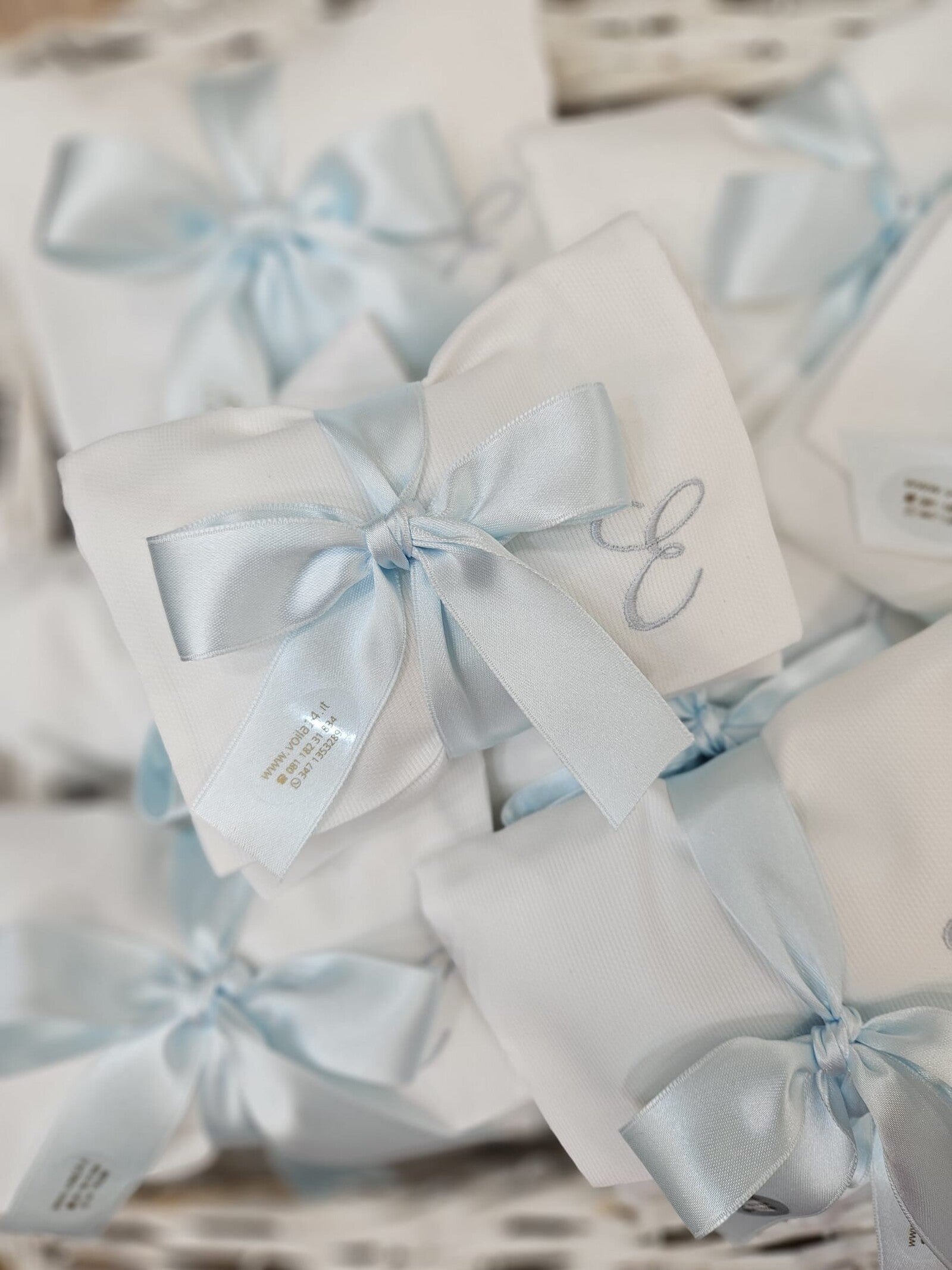 Pochette portaconfetti bianca