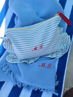 Borsello Navy con rouche