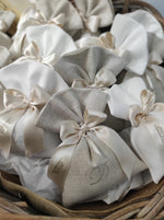 Sacchetto portaconfetti in lino