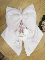 Fiocco Nascita Basic con stelle pendenti