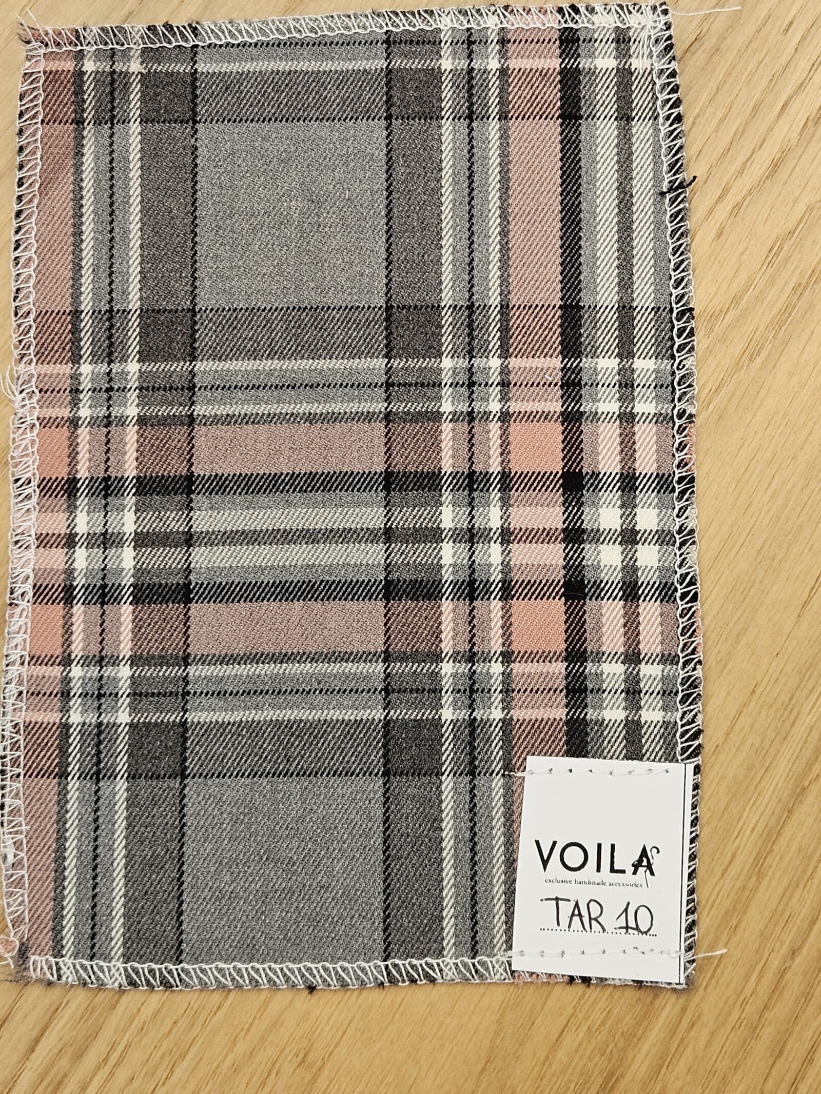 Bavaglino in tartan Il Primo Natale di